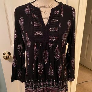 Daniel Rainn Patoka Split neck top